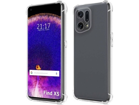 Carcasa para Oppo Find X5 5G TUMUNDOSMARTPHONE Antigolpes Transparente