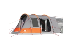 Tienda De Campaña De Coche 2 Personas Impermeable Gris-naranja
