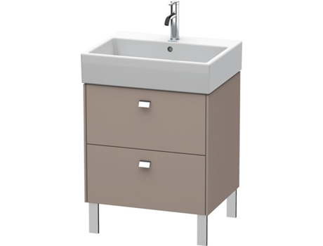 Mueble de aseo DURAVIT Brioso de 58,4 x 45,9 cm 2 extraíbles incl. hueco para sifón y delantal para lavabo Vero Air 235060