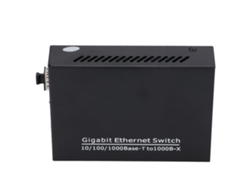 Switch Ethernet Gigabit 2 Portas Tbc-mc3712e-sfp Plug Play Sem Gerenciamento Rede Computador