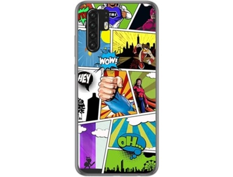 Carcasa Huawei P30 Pro TUMUNDOSMARTPHONE Comic Multicolor