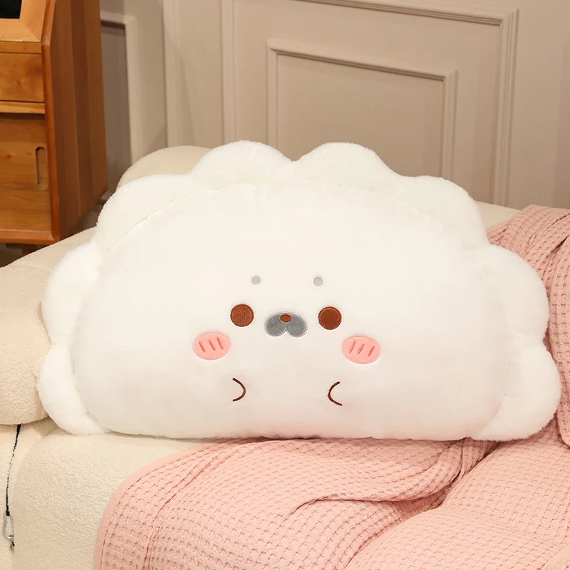 (blanco, 80 Cm) Almohada Para Adultos, Cojín De Respaldo, Cojín De Asiento, Cojín De Respaldo (estilo Dumpling)
