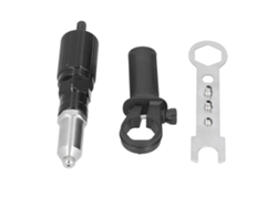 Adaptador De Pistola De Remaches Eléctrico Com Cabo Hexagonal Preto Para Furadeiras Sem Fio De Rebite Para Portas