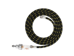 Kit De Acessórios Profissionais Para Airbrush: Mangueira De 1,8m Nylon Tecido E Separador De Óleo-água Com Conexões 1/8''