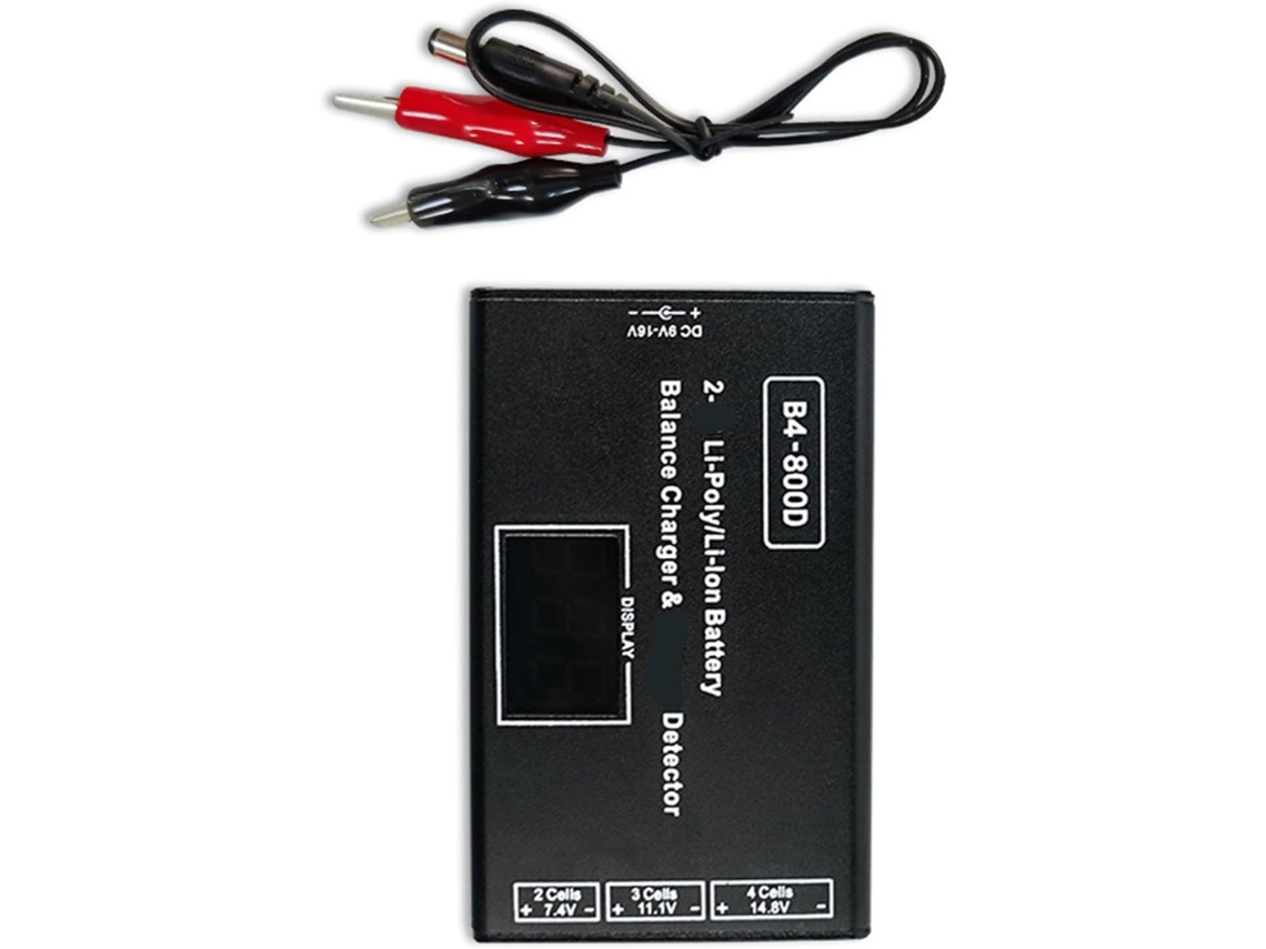 Carga Eficiente Y Monitorización Del Voltaje De Baterías 2s, 3s Y 4s. Ideal Para Aficionados A Los Drones.