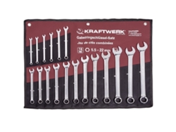 KRAFTWERK Juego de llaves combinadas, 18 pzas., 5.5-22 mm KRAFTWERK