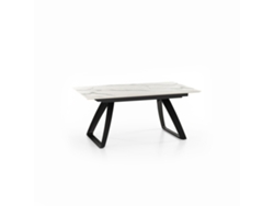 Barret - Mesa Extensible (170/270 x 90 cm) en HPL sobre MDF Negro STONES