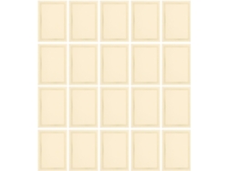 Paquete de 20 hojas de papel para certificado de graduación (29,9 x 21 cm), borde dorado.
