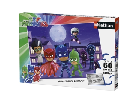 Puzzle NATHAN (Cartón - Azul - 36 x 26 cm)