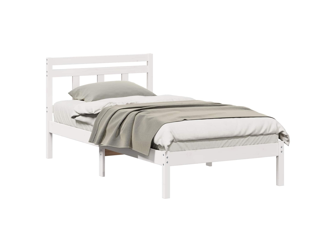 Maison Exclusive - Estructura De Cama 90 X 200 Cm Madera De Pino Macizo