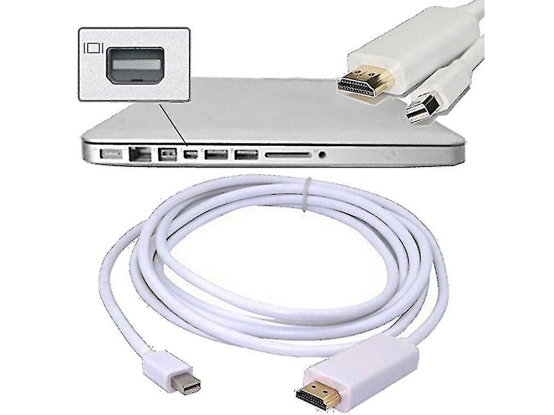 Adaptador Mini Displayport Thunderbolt A Hdmi Para Mac Macbook Con Soporte De Audio Y Resolución Full Hd 1080p.