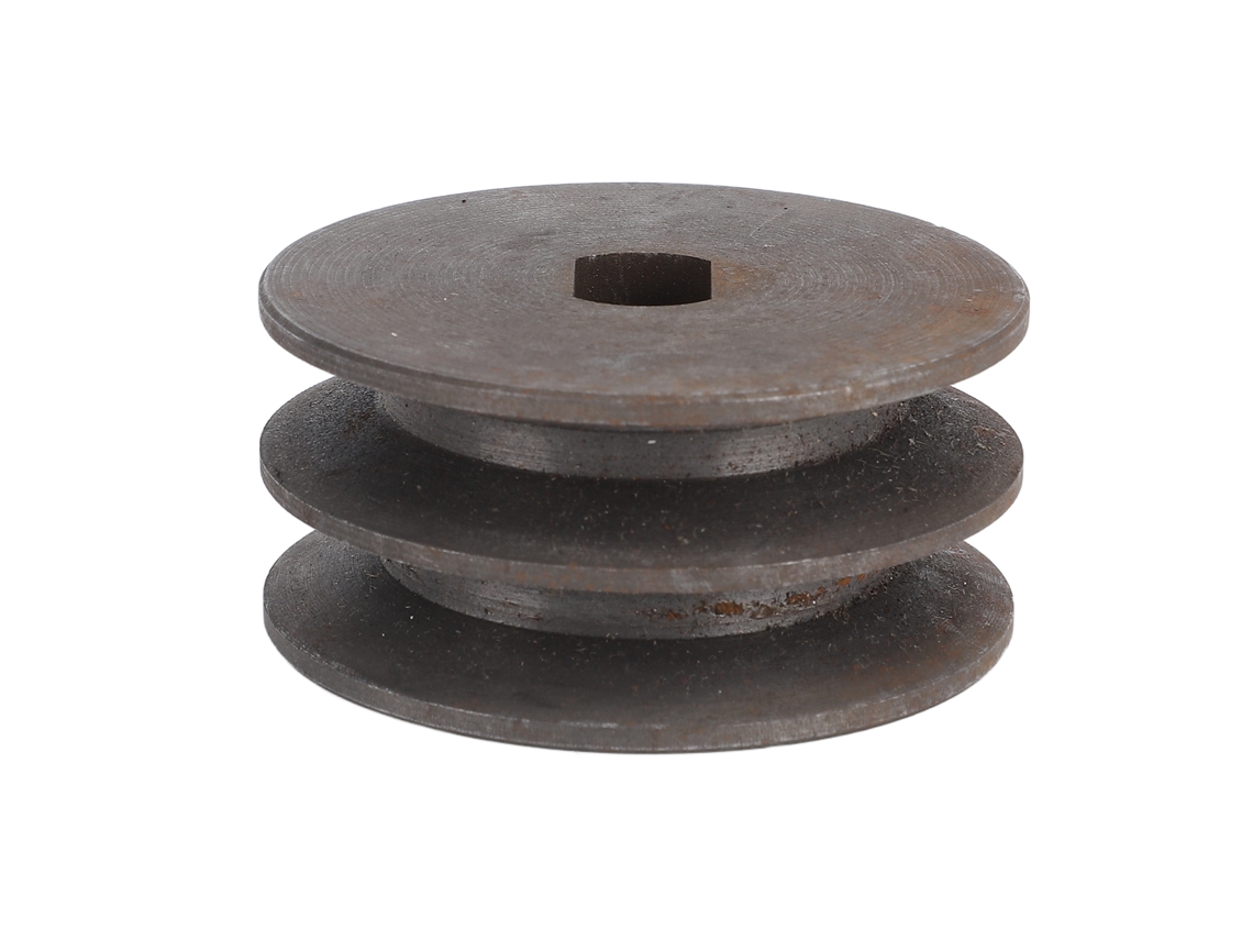 Polia De Cinto Motor (furo H 12x17mm, Duas Canaletas)