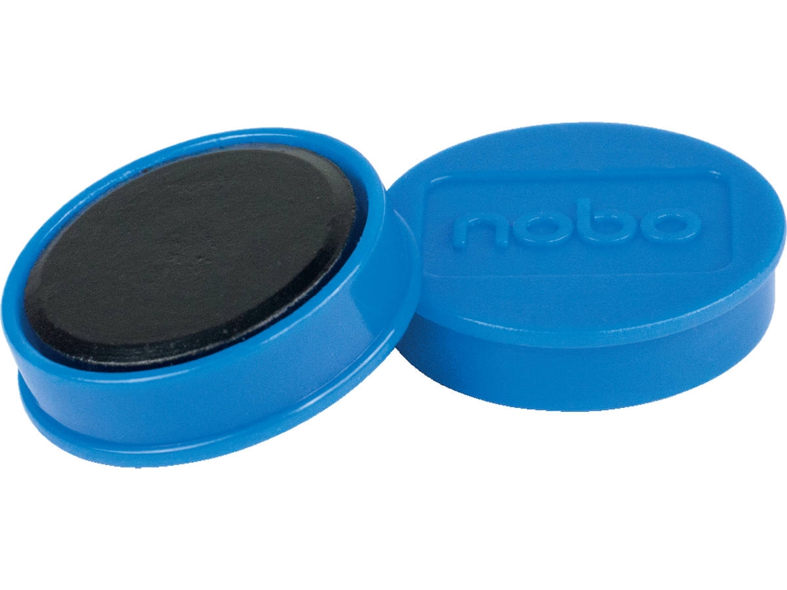 Pack 10 Imanes NOBO 32 mm (Azul)