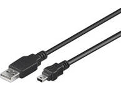 Auriculares GOOBAY USB MINI-B 5 pin 500 5m en Negro
