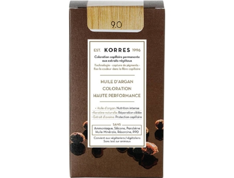Tinte de Cabello KORRES Permanente Rubio (1 Un)