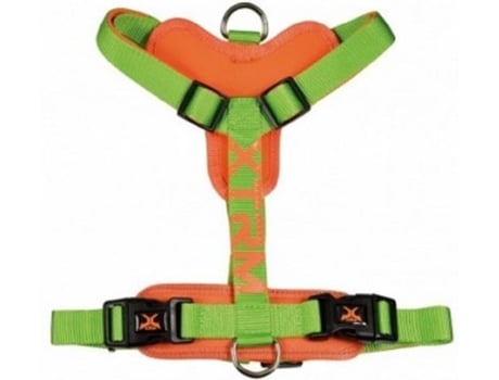 Arnés para Perros NAYECO X-TRM Cronos Neon Flash Verde (35-60 cm)