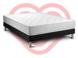 Vitalmemo Conjunto Somier 135 X 200 Cm Negro