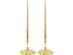 Conjunto De 2 Canetas Canetas Douradas Profissionais Para Assinatura, Acessórios Decorativos