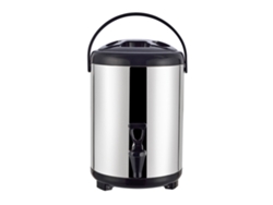 Cubo De Acero Inoxidable Con Aislamiento Térmico Para Té Con Leche, 10 Litros, Con Grifo, Para Restaurantes.