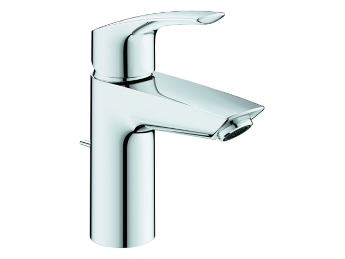 Grifo monomando para lavabo Eurosmart, tamaño S, salida de 109 mm, desagüe automático, 33265003, cromado Grohe
