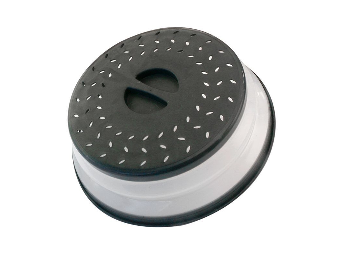 2026-2 Tapas Para Microondas Plegables Anti Salpicaduras Ventiladas Bpa Free 10.5 Pulgadas Negro