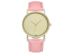 Reloj De Cuarzo Elegante Unisex Casual Moderno Regalo (rosa)