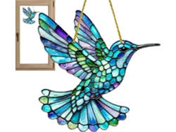 Atrapasueños De Pájaros Pájaro De Acrílico Decoracioneses De Colibríes Para Jardín, Pared, Sala De Estar, Dormitorio