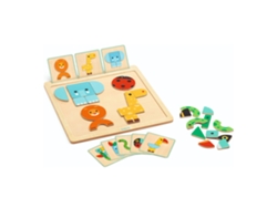 Juego de colocación de imanes Geobasic Djeco