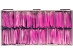 Paquete De 150 Moldes Transparentes Para Uñas Dobles - Sistemas De Manicura De Extensión Completa