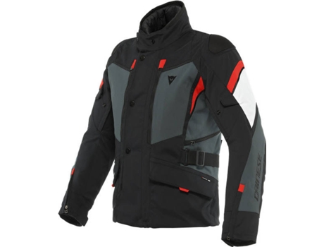 Chaquetas de Moto DAINESE Carve Master 3 Gore Tex (Negro, Gris y Rojo - 54)