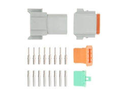 Kit De Conectores Automotrices De 16 Pines, Cable Resistente Al Agua, Enchufe Dt04-8p/dt04-8s