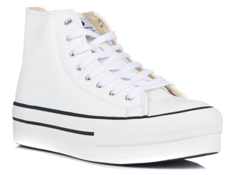 Zapatillas Vegana Con Plataforma VICTORIA (Sintético-Blanco-40)