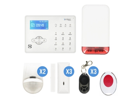 Kit De Alarma Para El Hogar Rtc 09 Con Sirena Autónoma IPROTECT EVOLUTION