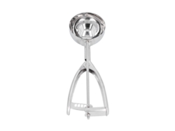 Cuchara para helado de acero inoxidable, cuchara para fruta, cuchara para helado de doble función para uso doméstico y de oficina, 6 cm de diámetro Mdug