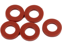 Juego de 5 anillos de sellado de silicona roja, 19 mm x 10 mm, para mangueras y tubos CHABERLU