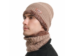 Yncm-gorro De Lana Coreano Invierno Abrigo Caliente Caqui Unisex