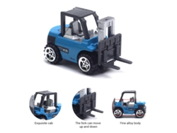 6 Mini Vehículos De Construcción, Modelo De Coche De Aleación Para Niños, Juguete Educativo Para Niños De 3 Años En Adelante