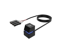 Cable De Alimentación Portátil Para Pc, Interruptor De Encendido/apagado Con Cable De Extensión De 400 Cm, Azul