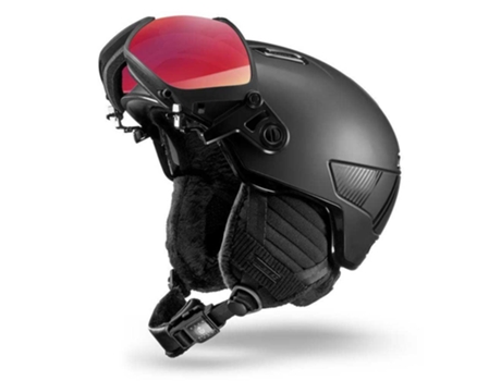 Casco JULBO Capacete Globe Evo Mips Preto 54-58 cm / Flash Rouge/Reactiv CAT1-3