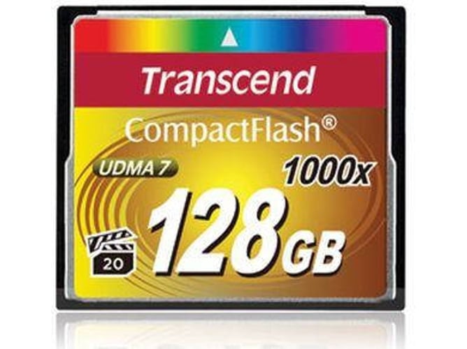 Tarjeta de Memoria TRANSCEND 1000x CompactFlash 128GB