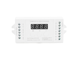 Rebe-decodificador Mini 4ch Con Pantalla Digital 15 Efectos Integrados Controlador Para Luces Led Rgbw Dc9-24v