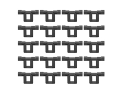 20 Clips De Drenaje De Abs Para Paneles Solares De 35 Mm, Guía De Agua Para Uso Exterior.