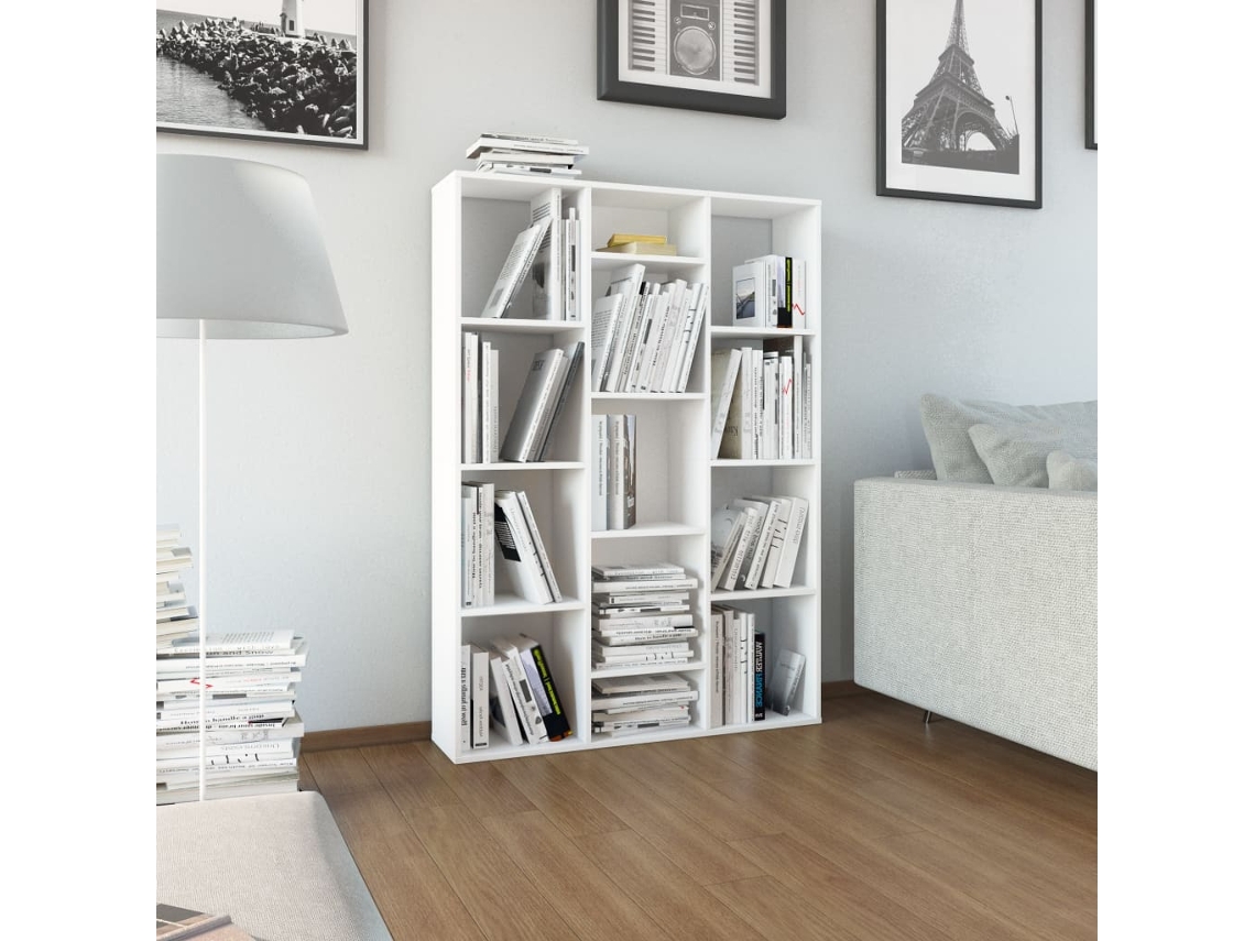 Separador/estante 100x24x140 cm Derivados de madera Blanco DKD HOME DECOR