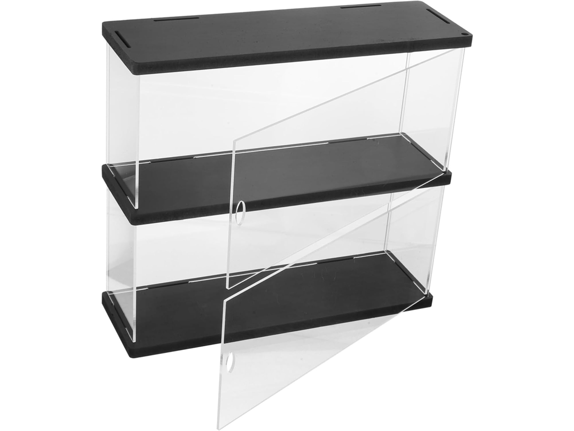 Caja Expositora Transparente Para Pañales, Figuritas Y Soporte De Colección De Acrílico.