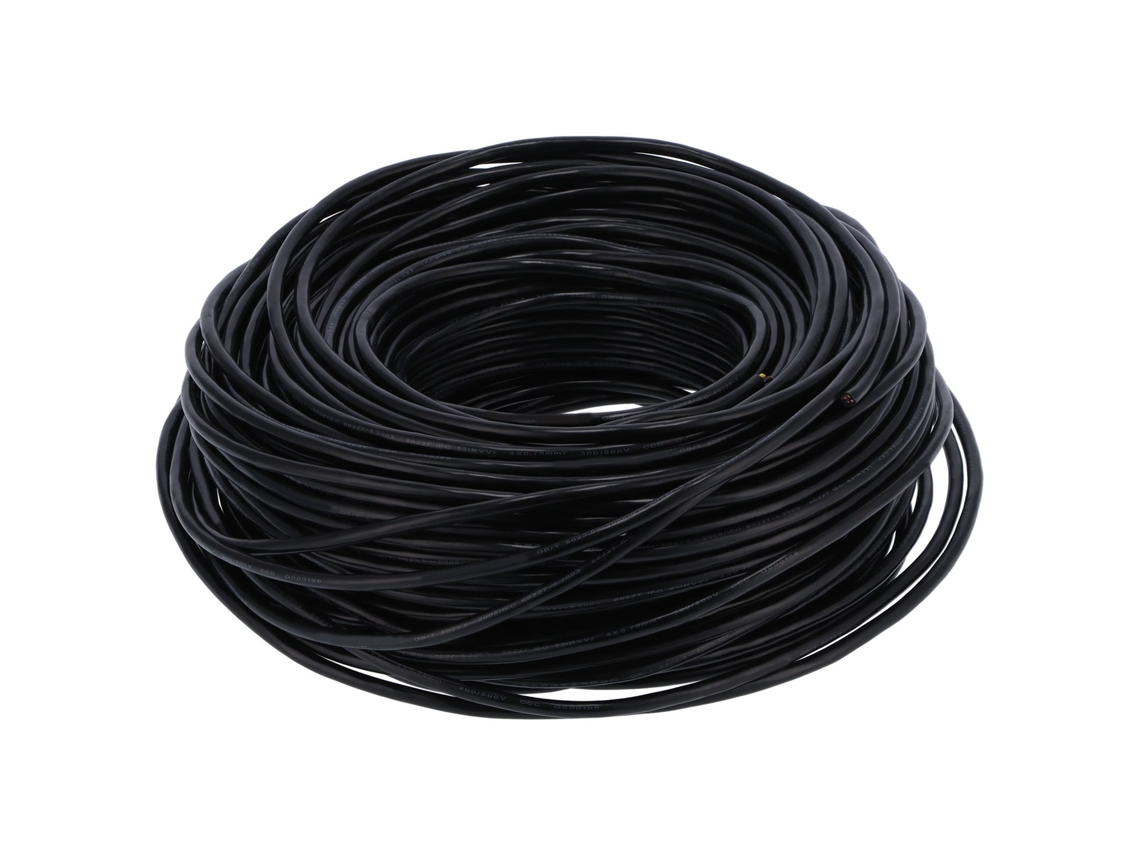 Cable de extensión con aislamiento de PVC, núcleo de cobre, 100 metros, CA 300 V para reemplazo