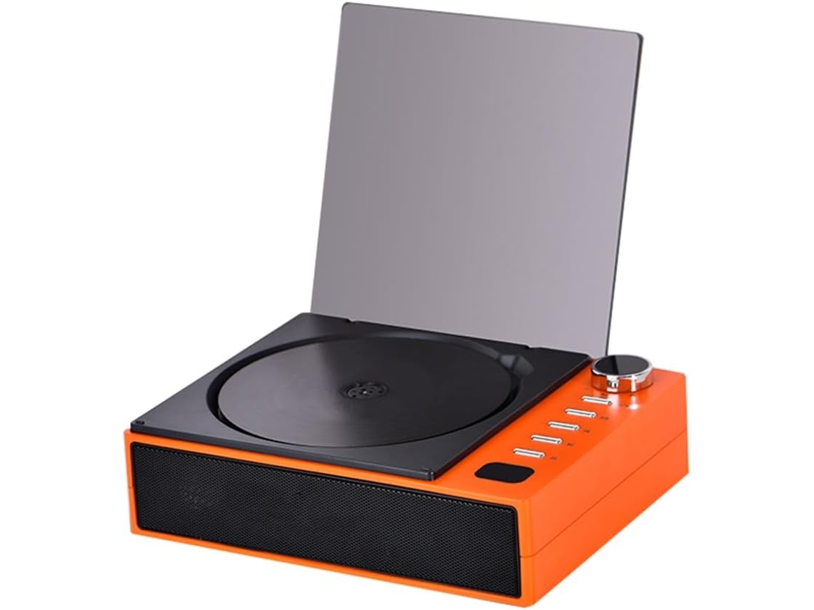 Reproductor De Cd Portátil, Audio Bluetooth, Salida Óptica, Álbum Audiófilo Digital