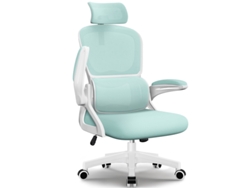 Silla De Oficina Ergonómica Con Apoyo Lumbar Ajustable, Reclinable 90°-135°, Asiento Espuma Alta Densidad, Brazos Abatibles, Giratoria 360°