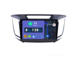 Coche Radio Android Auto Autoradio 8GB RAM 128G ROM CarPlay Navegación GPS Pantalla Táctil RoverOne para Hyundai Creta IX25 2015 - 2019 