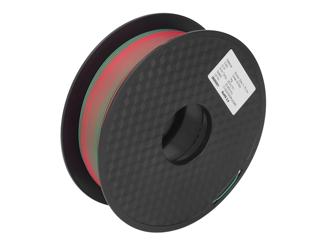 Filamento Pla 1.75mm De Doble Color Brillante, Consumible Para Impresoras 3d Sin Atascos
