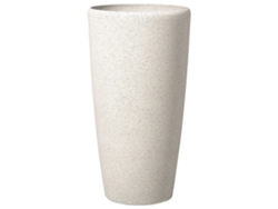 Maceta grande BELIANI Abdera de Mezcla de piedra Beige 39x39x75